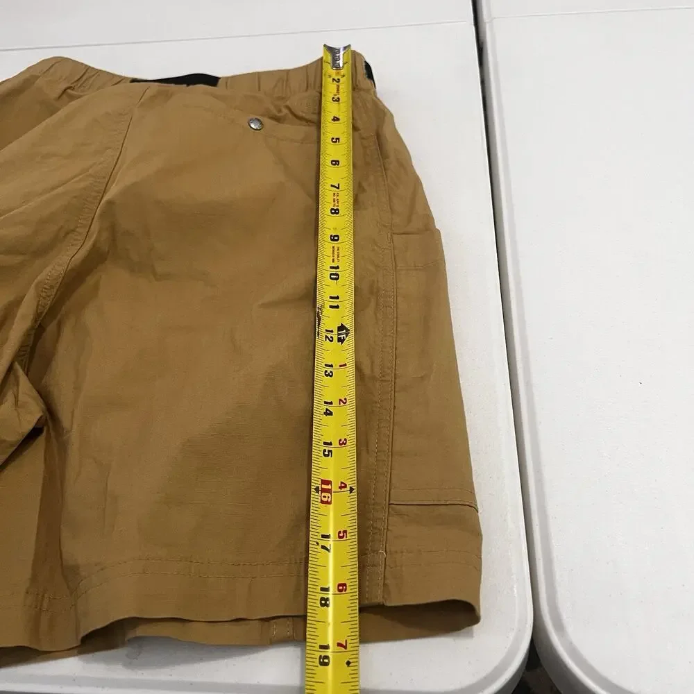 The North Face Men's Ripstop Standard Antelope Tan Cargo Belted Shorts Size M